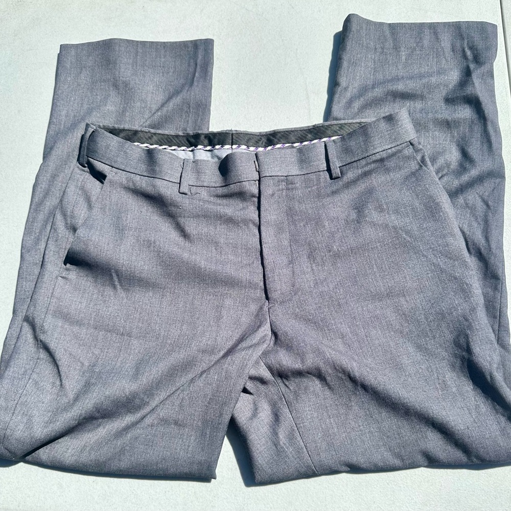 Apt. 9 Modern Fit Charcoal Pants 34x30